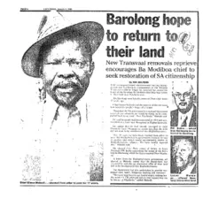 Homelands Bophuthatswana General 1989 - 1990
