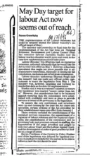 Labour Legislation 1996 - 1997