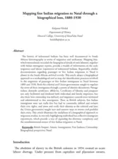 Mapping free Indian migration to Natal through a biographical lens, 1880-1930 by Kalpana Hiralal
