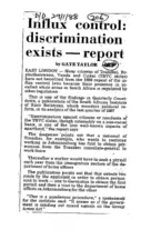 Migrant Labour Pass Laws 1988 - 1993
