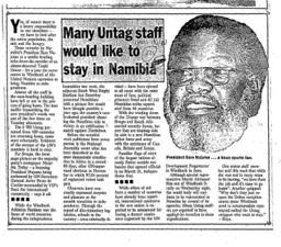Namibia General 1990 - 1991