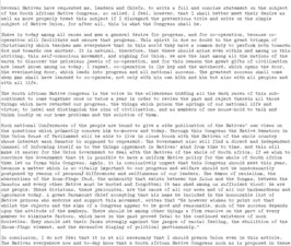 ”Native Union”. Article by Pixley ka Isaka Seme, in October 24, 1911
