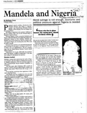 Nigeria General 1995 - 1997