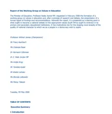 Report of the Working Group on Values in Education, as requested by the Minister of Education, Professor Kader Asmal