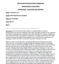 TRC Questions and Answers: Miss Martha H E Joubert, 5 June 1997 