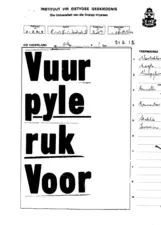 Vuurpyle ruk Voortrekkerhoogte, Die Vaderland, 13 August 1981
