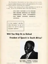 Will you Help us to Defend Freedom of Speech in South Africa?