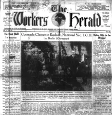 The Workers Herald, 1927, October 15