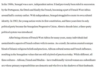 Biography of Mariama Bâ by Lauren Daugherty