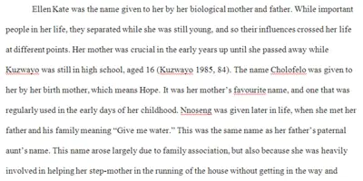 Biography of Ellen Kuzwayo by Laura Wilson, 3 May 2018
