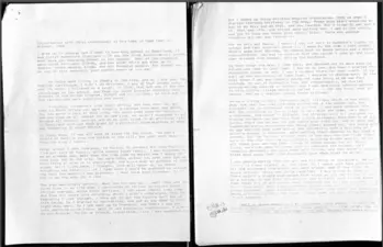 Conversation with Chris Ledechowski, Cape Town, October 1985