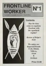 Frontline Worker Issue Number 1- August 1989