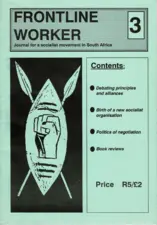 Frontline Worker Issue Number 3- 1991