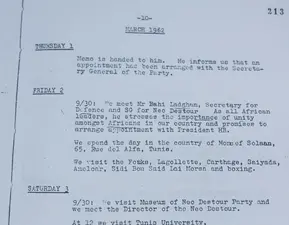 Nelson Mandela Diary: 1 - 31 March 1962 (Police Transcript)