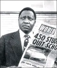 Percy Qoboza, influential anti-Apartheid journalist, dies