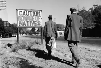 Public places of recreation for whites only, are proclaimed