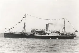 The SS Mendi began its journey from Cape Town to Plymouth