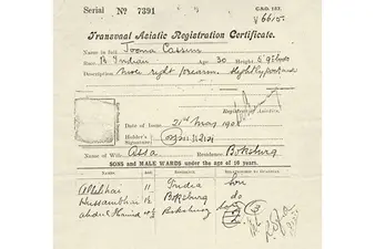 Indian South Africans timeline 1900-1909