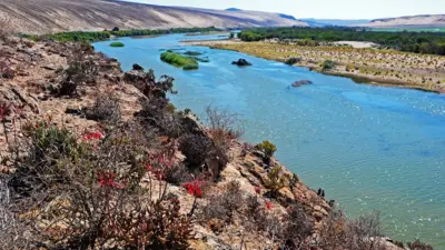 Gariep River Mouth, Namibia