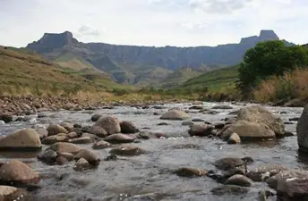 Tugela River and Waterfalls, in the Drakensberg