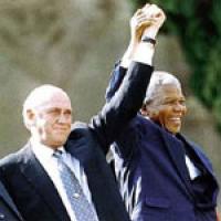 de Klerk and Nelson Mandela