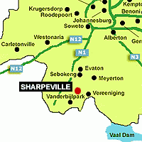 map sharpeville