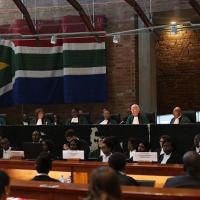 South Africa’s Constitutional Court is considered the bedrock of the country’s democratic order. Here it is in session in 2019. Photo by Alon Skuy/Sowetan/Gallo Images via Getty Images