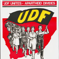 United Democratic Front poster, 1980s, Source: Herskovits Library Archive