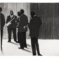 Backstage by Sam Nhlengethwa
