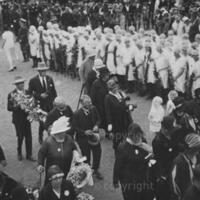 The funeral of Emily Hobhouse at the Women’s Memorial in Bloemfontein