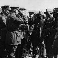 Zulu members of SANLC being presented with the QMG