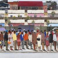 The Past and the Present ... Now is the Time by Sam Nhlengethwa