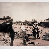 Sharpeville Massacre by Sam Nhlengethwa