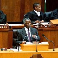 Mbeki speaks in Parliament