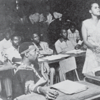 A young Mamphela Ramphele addressing the community