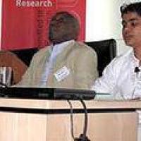 Professor Peter Alexander (UJ), Dr Sifiso Ndlovu & Suryakanthie Chetty