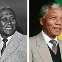 Albert Luthuli and Nelson Mandela 