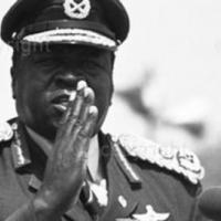 Idi Amin Dada addresses a public rally - Uganda, 11 April 1979 