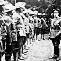 King George V inspects the South African Native Labour Corps -1918