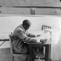 Robert Sobukwe on Robben Island