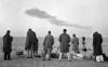 Officials overseeing the atomic bomb test, source: AFP/GETTY IMAGES