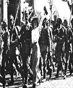 The force of the Union of South Africa enters Windhoek, capital of South West Africa. 